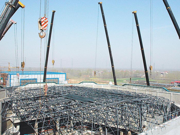 拉萨网架高空滑移法